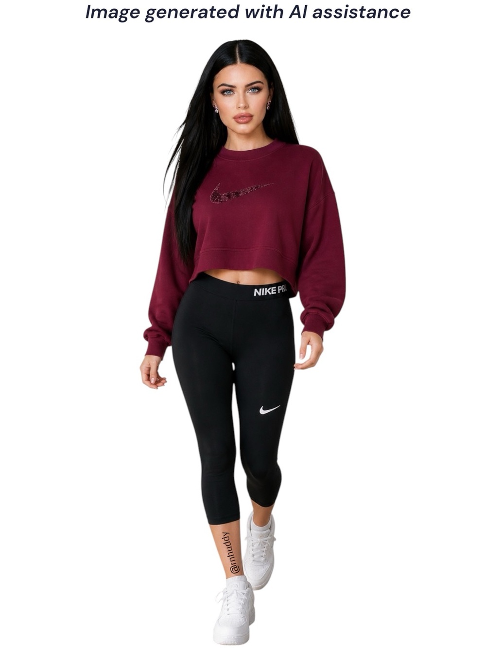 Nike Pro M black capri leggings